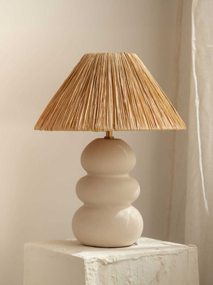 SOFIA RAFFIA TABLE LAMP