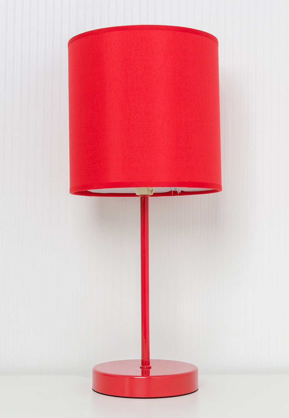 Red table lamp